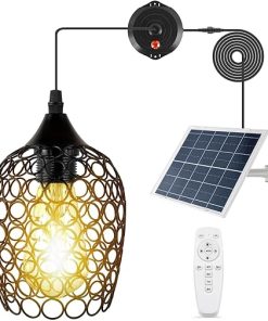 Solar Pendant Light for Outdoor Use Waterproof Solar Hanging Lights
