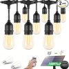 Outdoor Metal String Light Poles 2 Pack for Garden and Patio Use 3