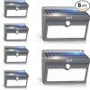 1800LM Solar Motion Sensor Lights with Remote Control for Outdoors 4