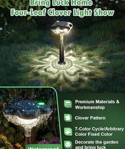 Solar Pathway Lights 8 Pack for Outdoor Garden with 3 Modes 2