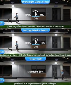 Outdoor Solar Lights with Motion Sensor Remote IP65 Waterproof 4 Pack 2