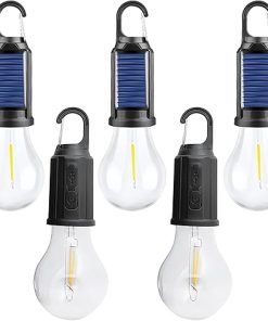 Solar Camping Light Set Rechargeable Waterproof Outdoor Ambience