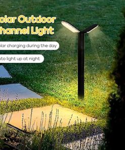 Solar Powered Outdoor Courtyard Lights Automatically Turn On at Night 2