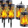 DOITOOL Outdoor Solar Wall Sconces Lights for Garden and Yard 4