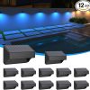 Waterproof Solar Fence Lights with 10 Fixed Colors and RGB RGB