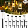 Modern Waterproof Solar Wall Light 20.5″ Exterior Sconce Black Grey 4