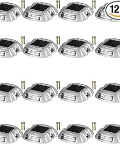 Happybuy 16-Pack Solar Driveway Lights Bright White for Outdoors