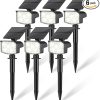 Solar Motion Sensor Light Outdoor Waterproof Security Light for Pathway 4