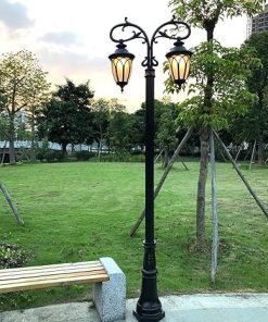 Minimalist Outdoor Lamp Post Light for Garden and Courtyard Use 2
