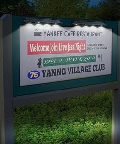 Bright LED Solar Sign Lights for Mailbox and Address Outdoor Use