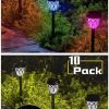 12 LED Solar Deck Lights IP67 Waterproof Cast Aluminum 4 Pack 4