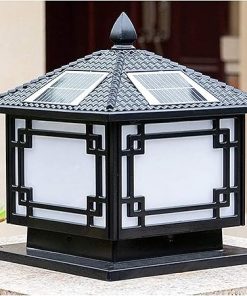 Outdoor Solar Lamp Posts for Courtyard and Porch Lighting Decor