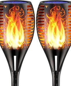 Balight Solar Torch Lights 43in 96 LED Waterproof Outdoor Landscape