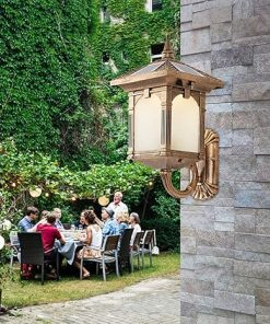 2W Solar Wall Lantern Waterproof Light for Outdoor Garden and Home 2