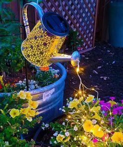 Large Solar Watering Can Lights 2 Pack for Outdoor Garden Decor 2