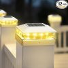 Outdoor Solar Spot Lights IP67 Waterproof 50 LED 8 Pack with 3 Modes 4