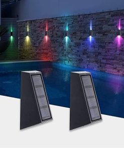 Solar Wall Lamp Waterproof Outdoor Light for Garden and Stair Fencing 2