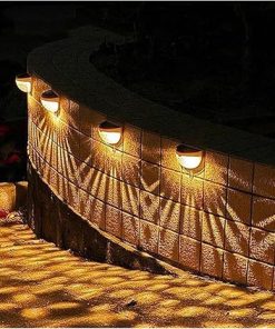 Solar Garden Lights Outdoor Waterproof LED Energy Saving Wall Lamps 2