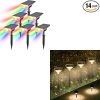 Linkind 14 Pack StarRay Solar Spot Lights and Pathway Lights