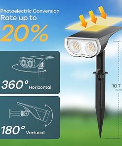 Linkind IP67 Waterproof Dusk to Dawn Warm White Landscape Lights 8 Pack 2
