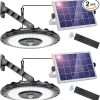 LUTEC Solar Porch Light 2 Pack Wireless Dusk to Dawn Outdoor Fixture 4