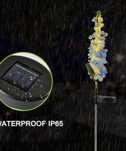 5 Pack Waterproof Solar Garden Lights for Pathway Fence Decor 2