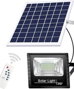 DuBom 100W to 800W Solar Flood Light Outdoor 6000K LED IP67 Waterproof