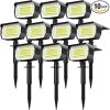2 Pack Solar Lanterns for Outdoors Hemp Rope LED Garden Lights 4