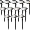 Toodour Solar Outdoor Torch Lights with Flickering Flame – 8 Pack 3