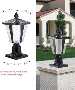 Dimmable Solar Column Headlight for Outdoor Relaxation and Brightness 2