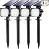 Outdoor Solar Street Lights Waterproof with Motion Sensor 168LED 4 Pack 4