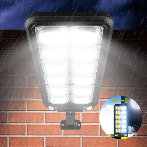 Wide Angle Solar Flood Light with Motion Sensor for Outdoor Use - Image 2