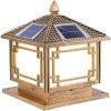 Outdoor Solar Post Lamp for Villas and Gardens Waterproof Lighting