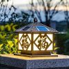 Vintage Square Waterproof Solar Wall Light for Outdoor Garden Use 3