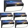 4PCS RGB Solar Up Down Lights Waterproof for Yard Garage Decoration 4