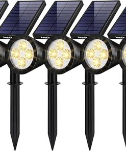 InnoGear Waterproof Solar Lights for Outdoor Garden Pathway Pack of 6 2