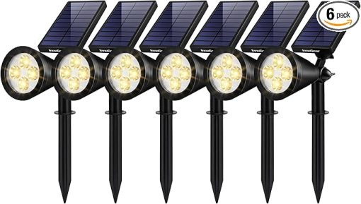 InnoGear Waterproof Solar Lights for Outdoor Garden Pathway Pack of 6 - Image 2