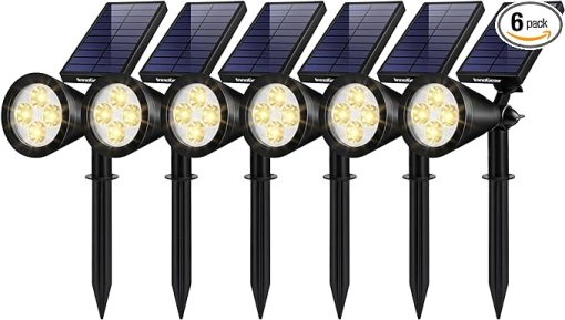 InnoGear Waterproof Solar Lights for Outdoor Garden Pathway Pack of 6