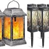 Waterproof Solar Torch Lights with Flickering Flames for Garden Patio 4
