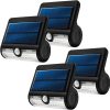 Retro Solar Wall Lamps Dimmable Outdoor Lanterns for Garden Patio 3