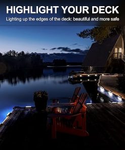 SOLPEX 16 Pack Solar Fence Lights Waterproof for Outdoor Use 2