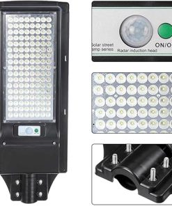 100W Solar Street Light 136 LED Motion Control Outdoor Garden Lamp