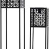 Solar Powered Ground Lights 4 Pack LED Outdoor Waterproof Path Lights 3
