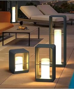 Solar LED Garden Lamp IP54 Outdoor Waterproof Ambience Lighting 2