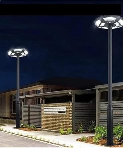 Ultra-Thin UFO Solar Garden Light with Motion Sensor for Outdoors 2