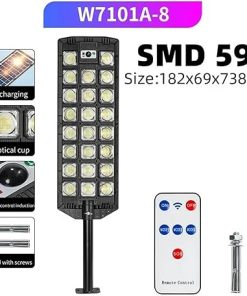 20000LM Solar Outdoor Motion Sensor Wall Lamp for Garden Lighting 2