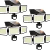 Aootek Solar Motion Sensor Lights 2500 Lm IP65 Waterproof 4-Pack 3