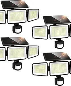 UME Solar Outdoor Lights 302 LED 3000LM IP65 Waterproof Motion Sensor