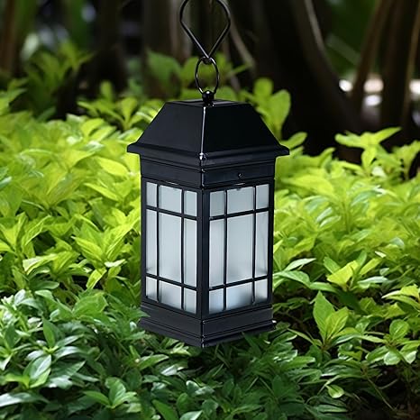 Waterproof Glass Solar Lanterns with Flickering Flame for Outdoors 2 Waterproof Glass Solar Lanterns with Flickering Flame for Outdoors - Image 2