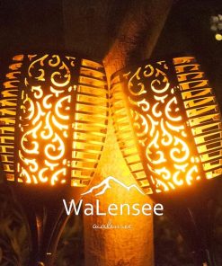 Walensee Solar Lights Outdoor 43 Inch Waterproof Flickering Flame Torch 2